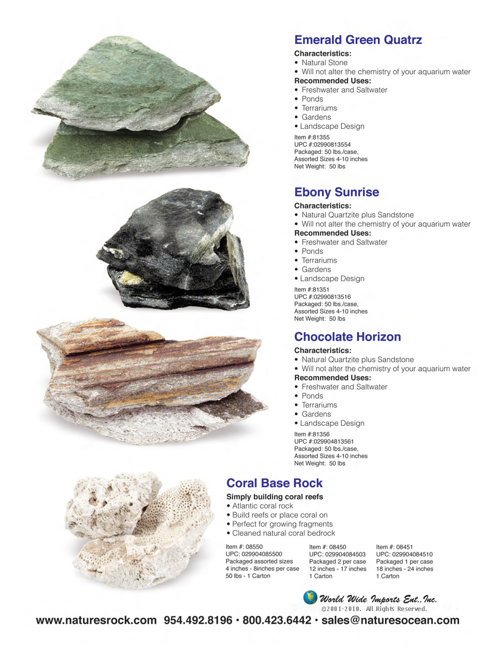 Nature's Rocks™ natural stones brochure
